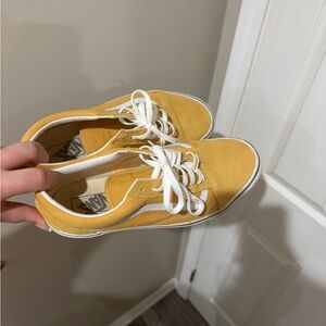 Vans Mustard Sneakers with White Accents